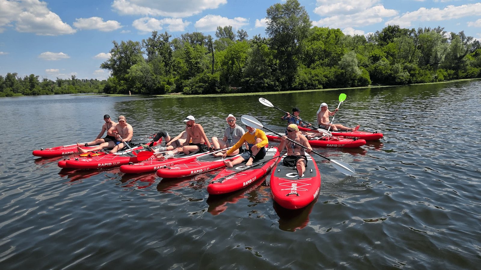 Реабілітація військових на SUP-дошці